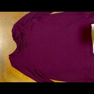 Women’s maroon long sleeve sweater size 18/20